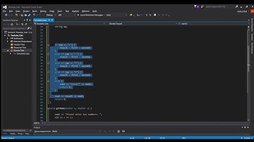 How to make a 4 function calculator in C++ with functions