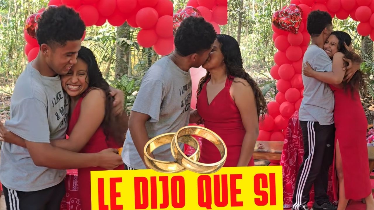 RICOKEVIN lloró al ver la sorpresa, Se tiró a abrazar y besar a Sherly😭😭y le dio el SI 😱💍💖