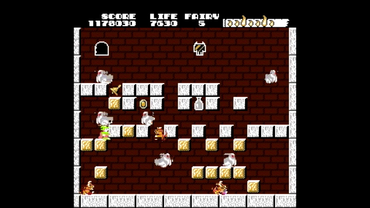 Solomon's Key - Room 43 with no fireballs