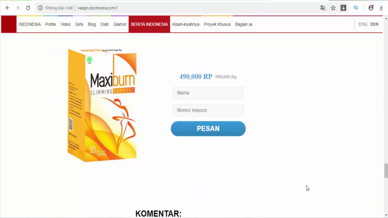 Maxiburn - Diet - Weight Loss - ID/Indonesia