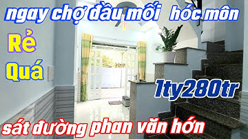 Nhà Hóc Môn 283 ngay chợ Đại Hải đường Phan Văn Hớn gần chợ đầu mối chợ bà điểm giá rẻ