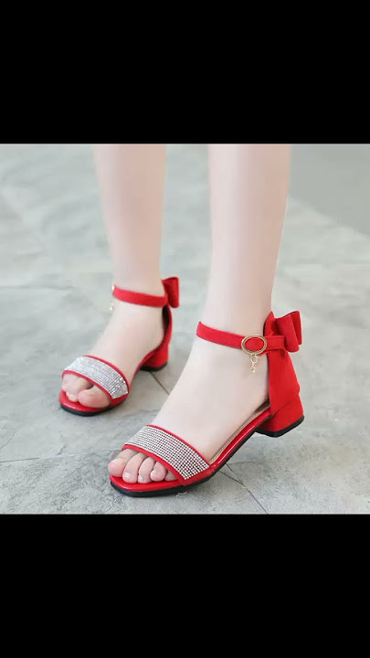 girls sandals #children heel shoes 2023 collection 😱😱😍😍😍