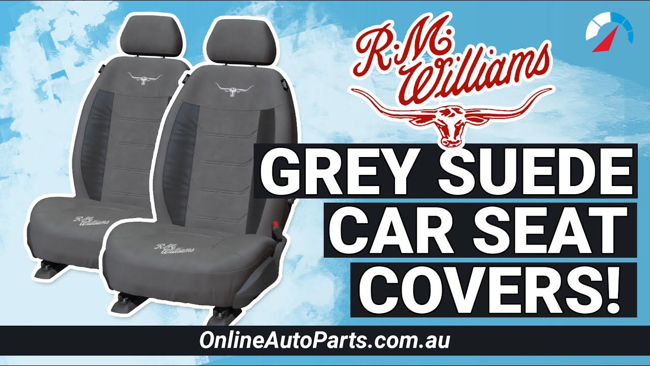 シートカバー 1列のカスタムRM Williams Suede Seat Charade 90-93 Te