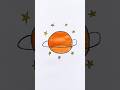 Solar system 🪐 Acrylic Painting for kids #saturn #painting #art #trending #shortsart