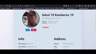 Client profile of Vet Clinic Microservices DDD Node Typescript React MongoDB