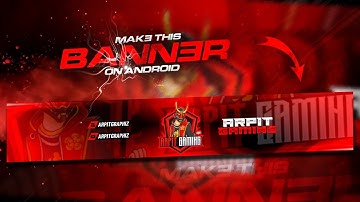 How To Make Clean Free Fire Professional Banner In Android || Clean Banner Tutorial || @Arpitgraphiz