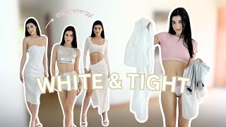 these white dresses are RISKY 🙈 (try on haul) | Zarias