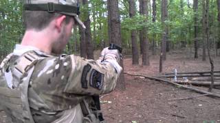 Test Firing an M4 and P226