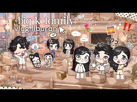 BIG K FAMILY IS GOING ON VACATION 🚏🌃 || AVATAR WORLD DRAMA 🤍🌅✨ || AESTHETIC DRAMA