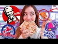Mi PRIMERA VEZ comiendo en KFC, TACO BELL y FOSTER HOLLYWOOD| Atrapatusueño