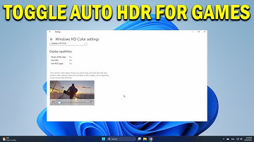 How To Enable or Disable Auto HDR for Games in Windows 10 - Quick Fix