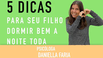Como fazer o bebê de 2 anos dormir a noite toda?