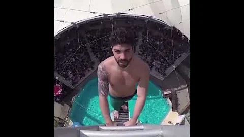 World record-  jumping  from the highest diving board - DayDayNews