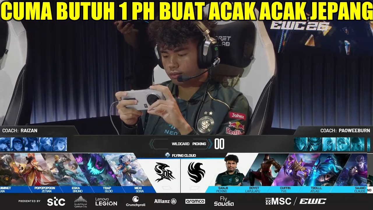 TEAM JEPANG INI BENER2 DIBUAT GAMAIN !! TEAM FALCONS VS SUNSET RAVENS