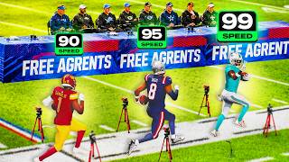 I Built the FASTEST Free Agency Roster!