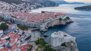 Dubrovnik cinematic drone view
