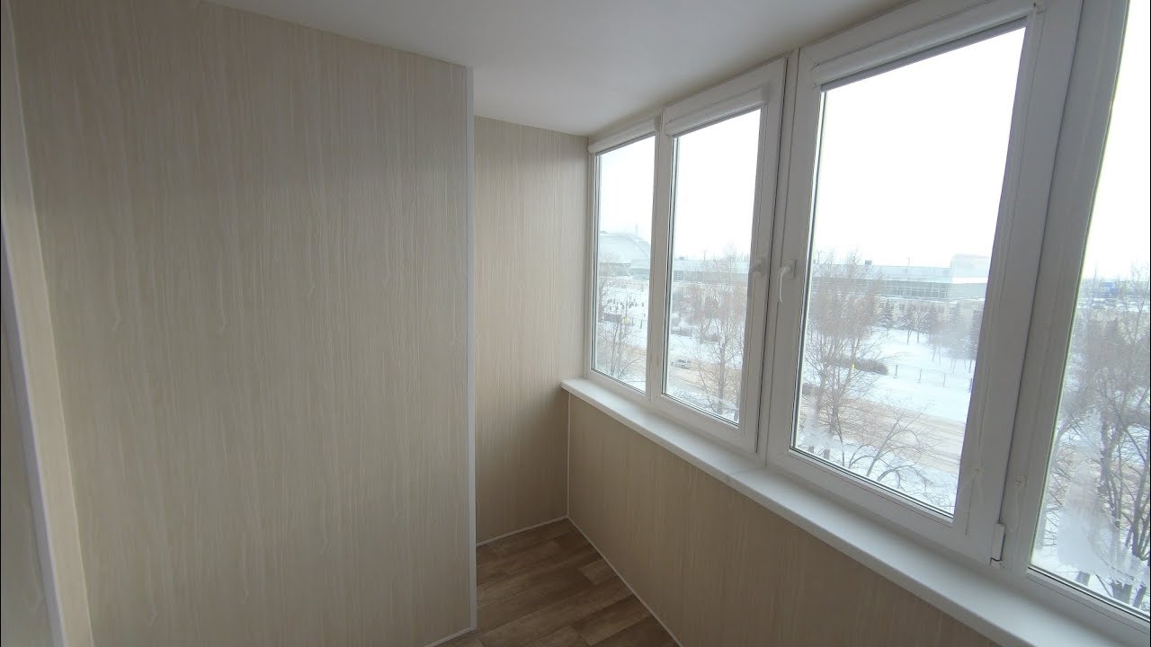 Утепление и внутренняя отделка лоджии своими рукам. - YouTube