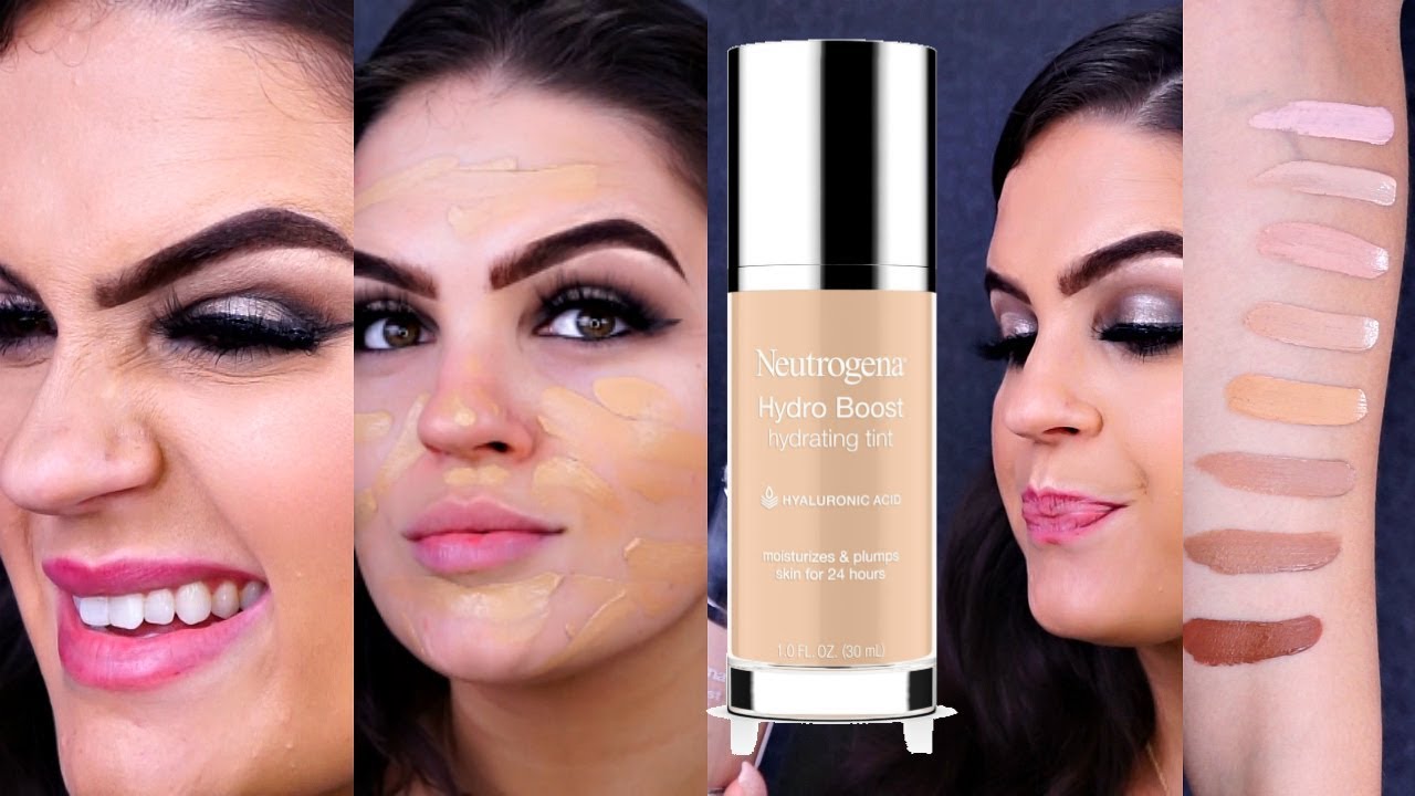 Neutrogena Hydro Boost Foundation Review & Wear Test