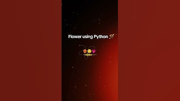 Drawing flowers using python.#python #pydroid3 #codding #programming