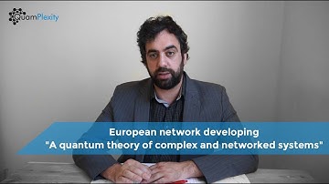 Webinar to develop a COST Action on “A quantum theory of complex and networked systems”