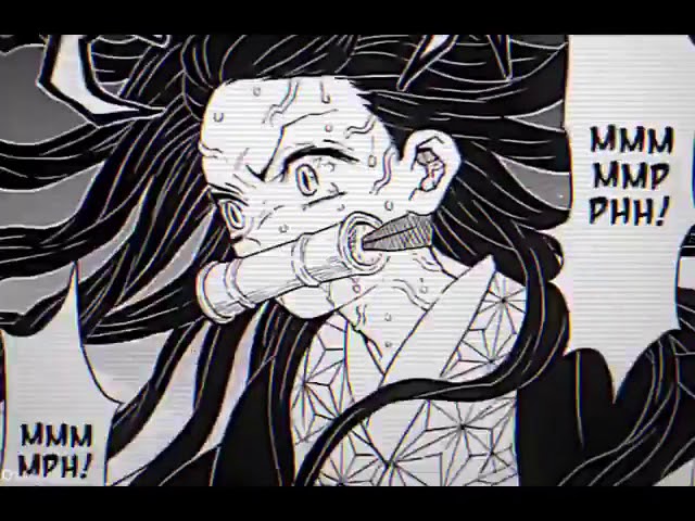 edit do tanjiro com a espada na boca da nezuko