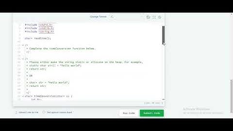 time conversion | hackerrank solution in c