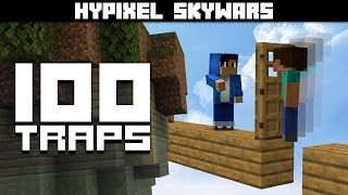 100 Traps in Minecraft Skywars