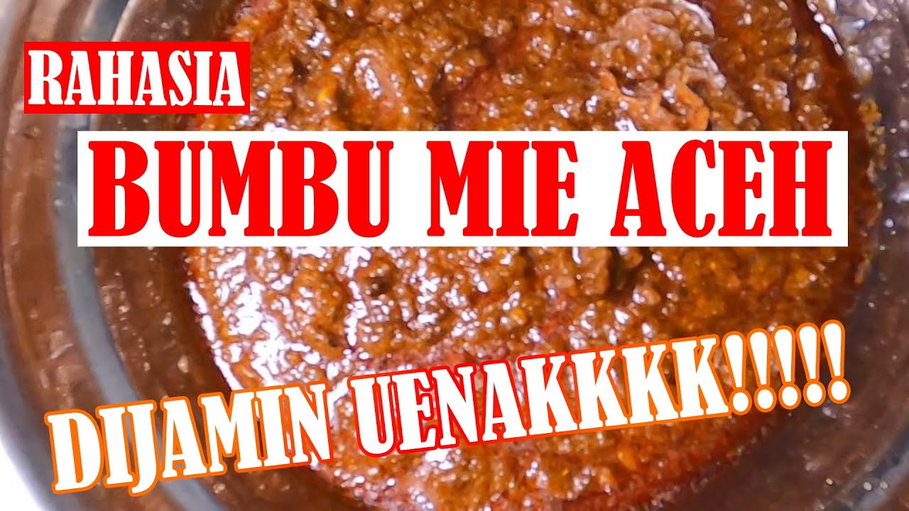 BUMBU MIE ACEH | RAHASIA LENGKAP BUMBU INDOMIE & NASI GORENG