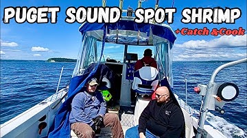 SPOT SHRIMP Fishing At Puget Sound | Opening Day May, 2025 Catch, Clean & Cook