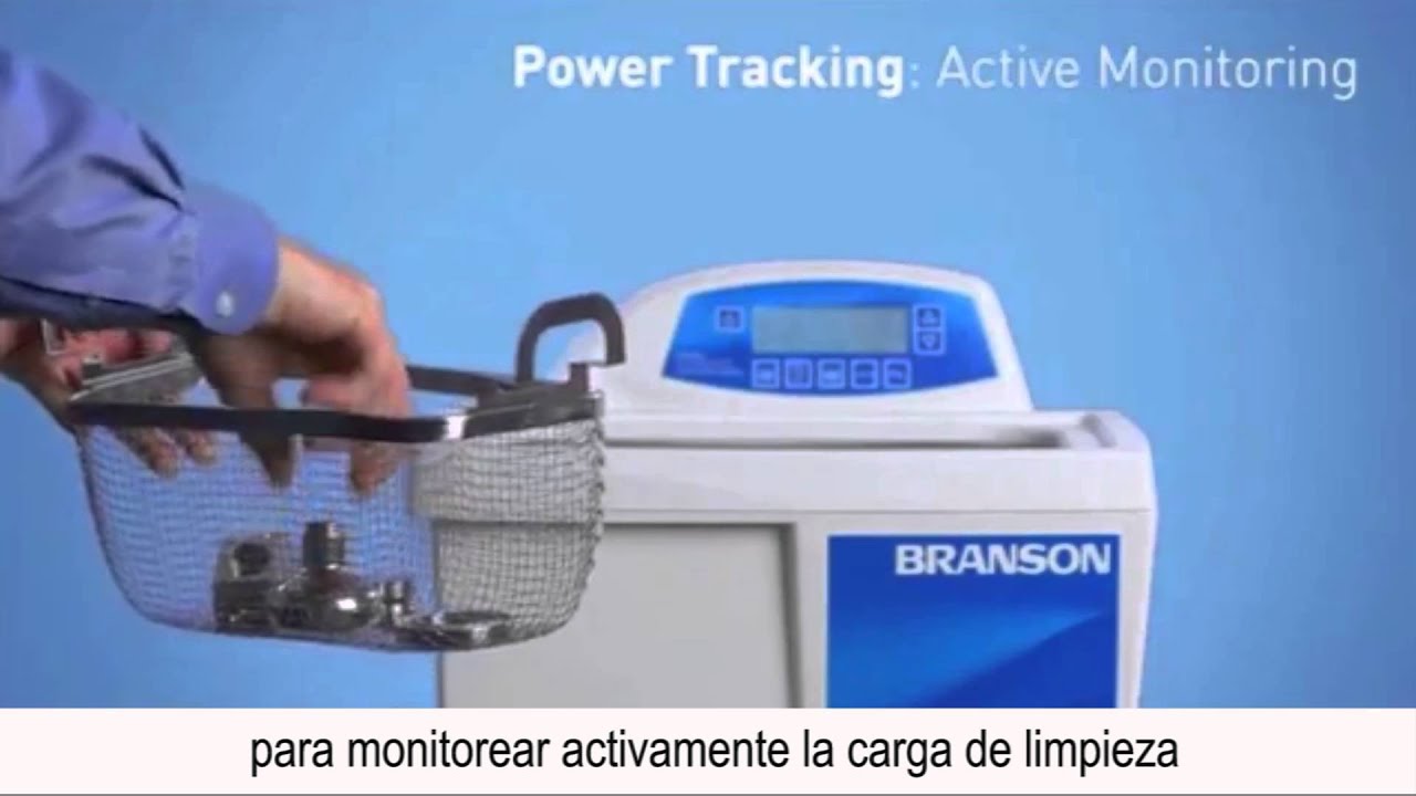 Limpiador ultrasónico Branson con temporizador mecánico y control de  temperatura