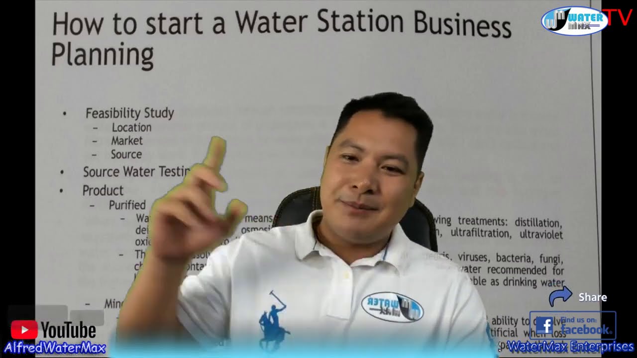WATER REFILLING STATION BUSINESS PLANNING YouTube