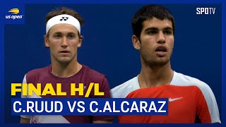 [US Open] C.Ruud vs C.Alcaraz H/L | FINAL | DAY 14 screenshot 3