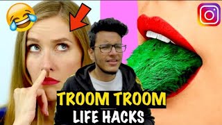 Troom Troom Life Hacks are Worse Than 5-Minute Crafts🤣 | Triggered Insaan 😎 #viral #triggeredinsaan