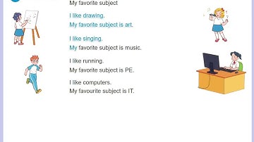 Karaoke song - Tiếng Anh lớp 4 - Unit 8 - Song - My favorite subjects - Global success