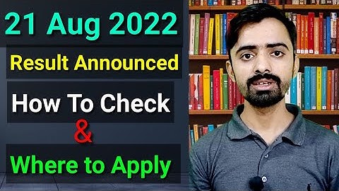Lat Test Result 21 August 2022 Announced Today