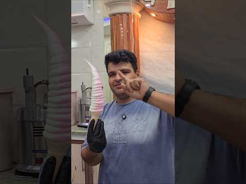 هذا هو الآيس كريم المضاد للجاذبية آيس كريم طعام كعكة تعليم الآيس كريم حب أبدي لذيذ يوتيوب