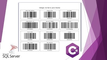Generador de código de Barras Desarrollado en C# y SQL Server