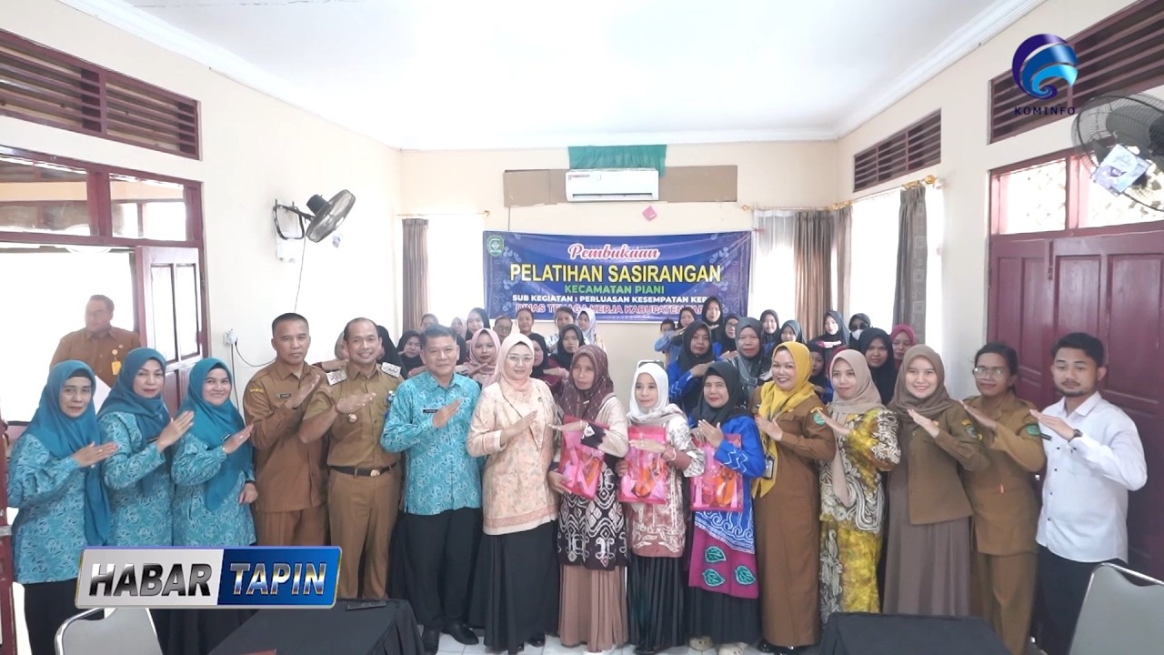 REALISASI USULAN MUSRENBANG, PIANI TERIMA PELATIHAN SASIRANGAN