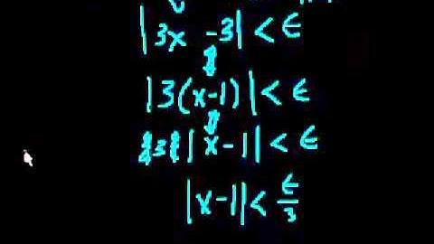 Epsilon-delta definition of limits