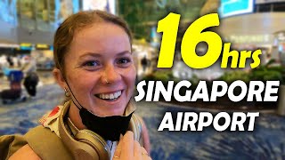 16 Hours In SINGAPORE'S CHANGI Airport! Long Travel Day