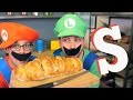 Super Mario Bros Spaghetti Sandwich Recipe