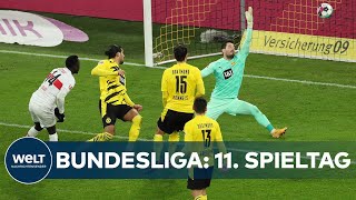 Die ergebnisse und tabelle des 11. spieltags der fußball bundesliga.
ein schwächelnder fc bayern, eine blamage für den bvb souveräne
leipziger: das t...