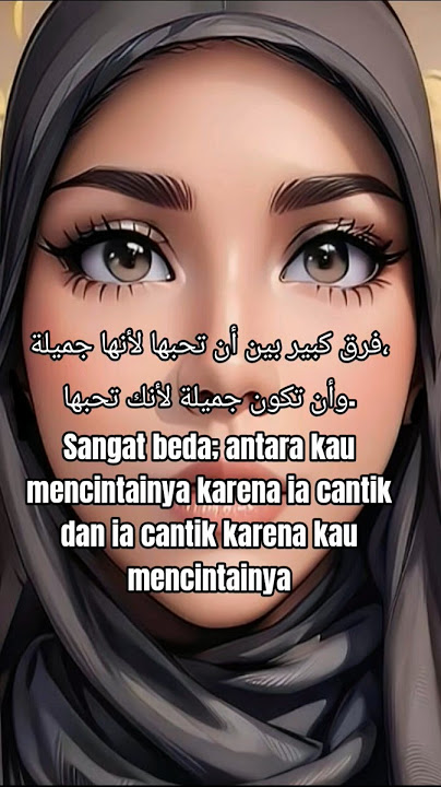 cantik yang beda#karna dicintai#karna mencintai#syair cinta