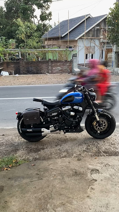 Finish pesanan Yamaha byson concept triumph bobber yg mau model gini lanjut wa boskuuu 087760189437