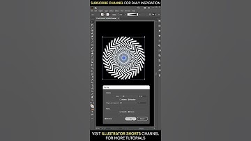 Easy Way to Create a Spirograph Design in Adobe Illustrator #shorts