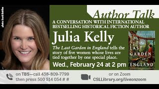 A conversation with bestselling author Julia Kelly
