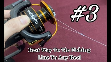 Cách Quấn Dây Vào Máy Câu Đứng | Best Way To Tie Fishing Line To Any Reel | Câu Cá Knot |TTN Channel