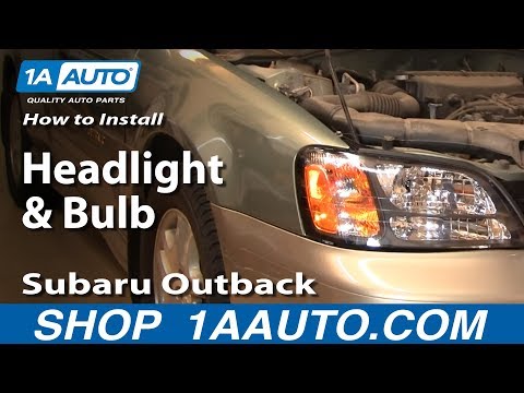 How to Replace Headlight 00-04 Subaru Outback