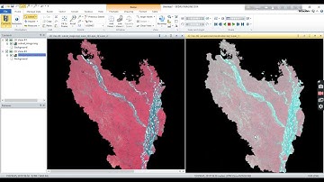 How to connect and sync two layer in ERDAS Imagine || Remote Sensing tutorials.
