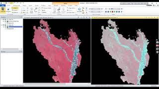 How to connect and sync two layer in ERDAS Imagine || Remote Sensing tutorials.